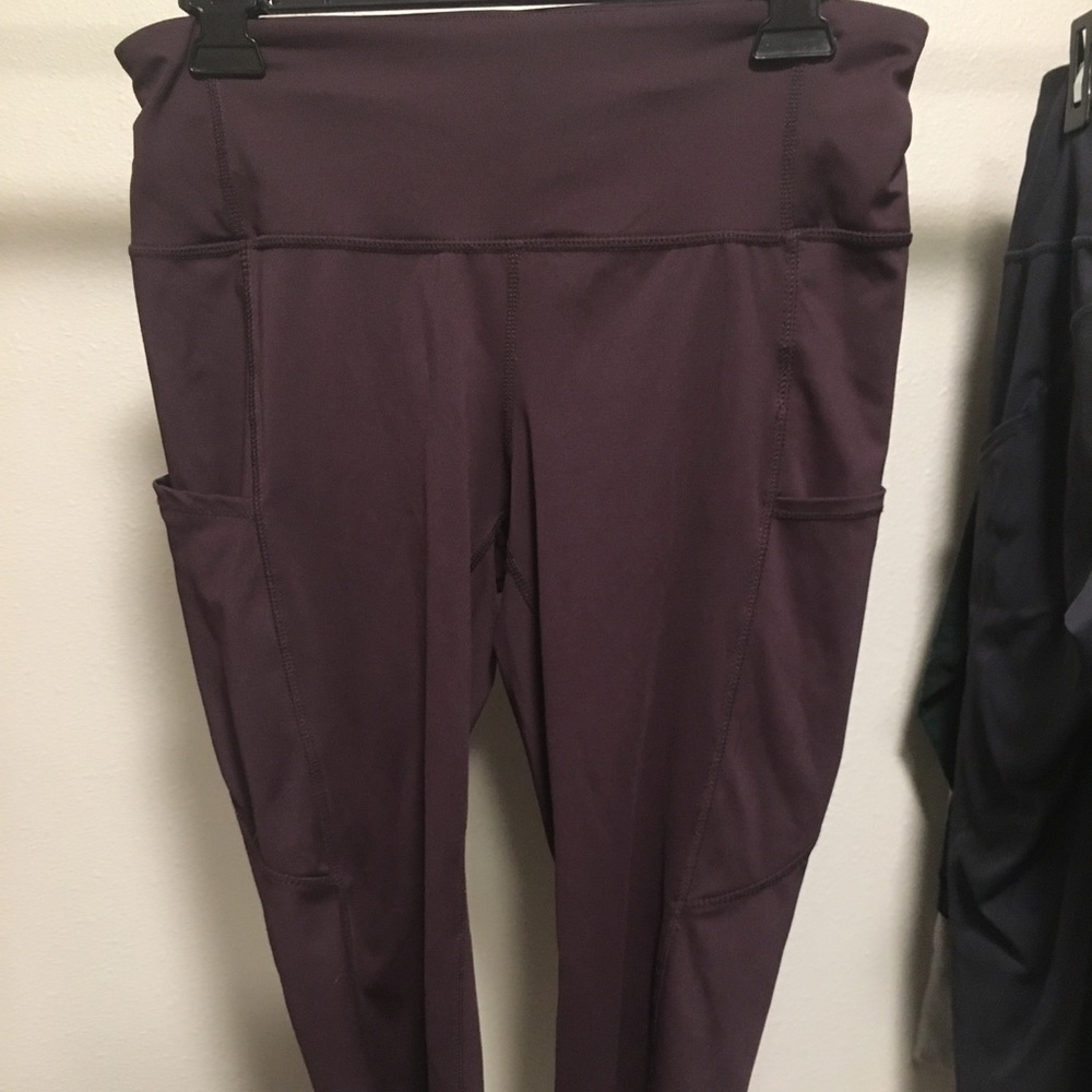 Set of two Tangerine Capri leggings